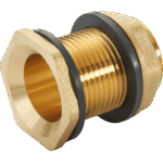 raccord pour reservoir avec ecrou a plateau