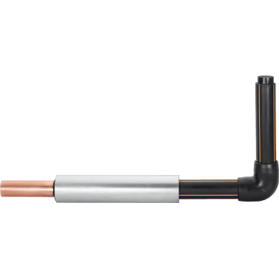 tige de branchement coudee en polyethylene